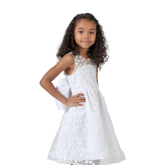 NWT Rare Editions Sleeveless Flower Girl Dress Sizes 10 & 12 - Picture 3 of 9